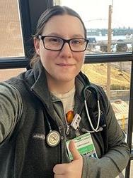 Chelsey Simoni, nursing student